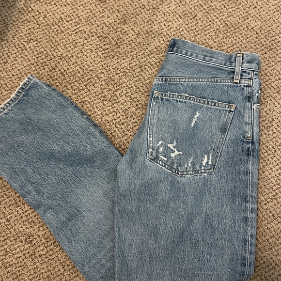 Agolde 90s mid rise straight fit jeans in fall out size 25 - Picture 3 of 3